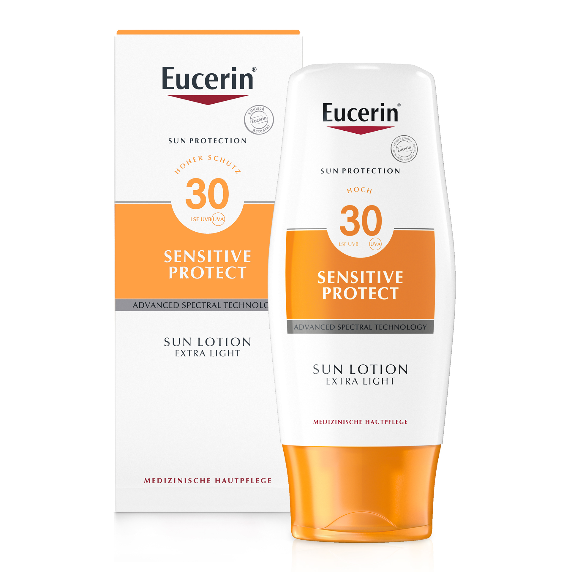 Eucerin Sensitive Protect Sun Lotion Extra Light LSF 30 Shop Apotheke At