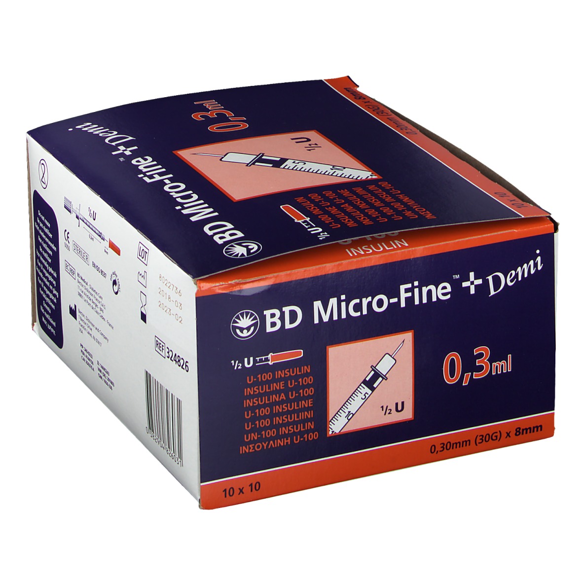 BD Micro Fine U 100 Insulinspritzen 0 3 X 8 Mm Shop Apotheke At