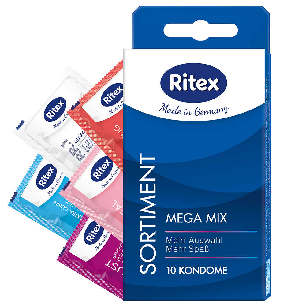 Презервативы Ritex LUST с кольцами и пупырышками купить со скидкой в секс шопе  Презервативы  Стимулирующие