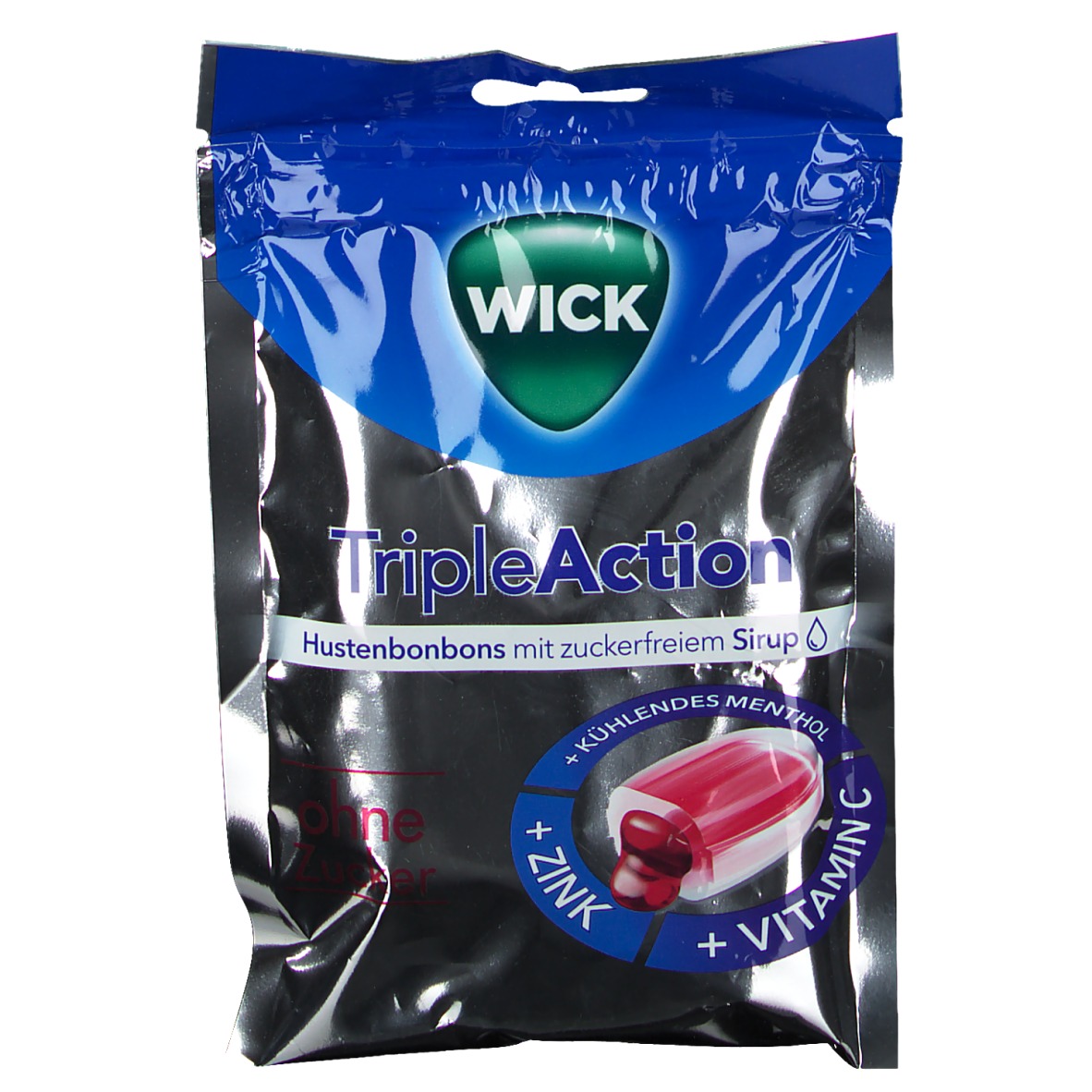 WICK TripleAction Menthol Cassis Ohne Zucker Shop Apotheke At