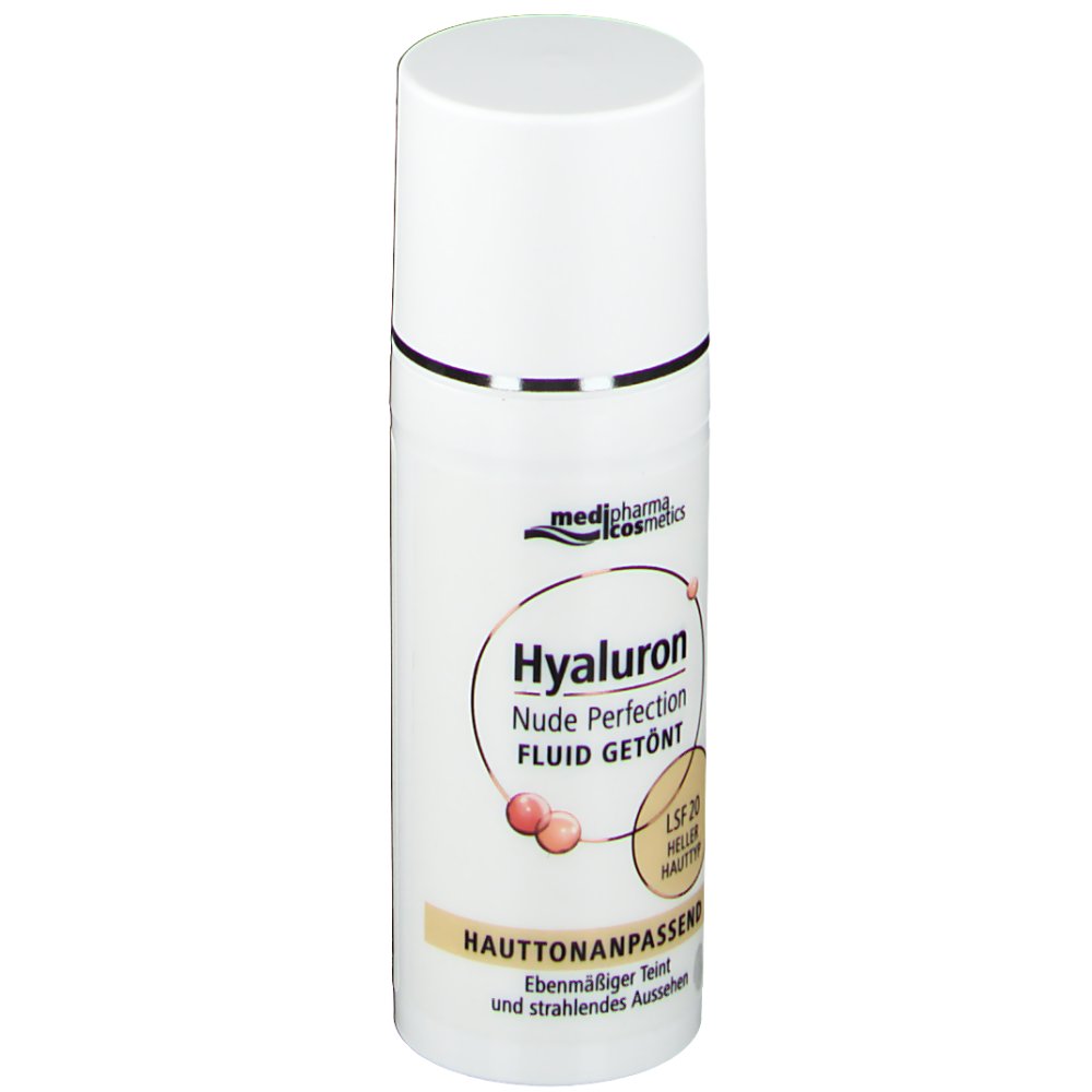 medipharma cosmetics Hyaluron Nude Perfection Fluid getönt LSF 20