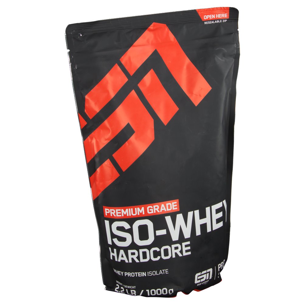 ESN Iso Whey Hardcore Erdbeere Pulver 1000 G Shop Apotheke At