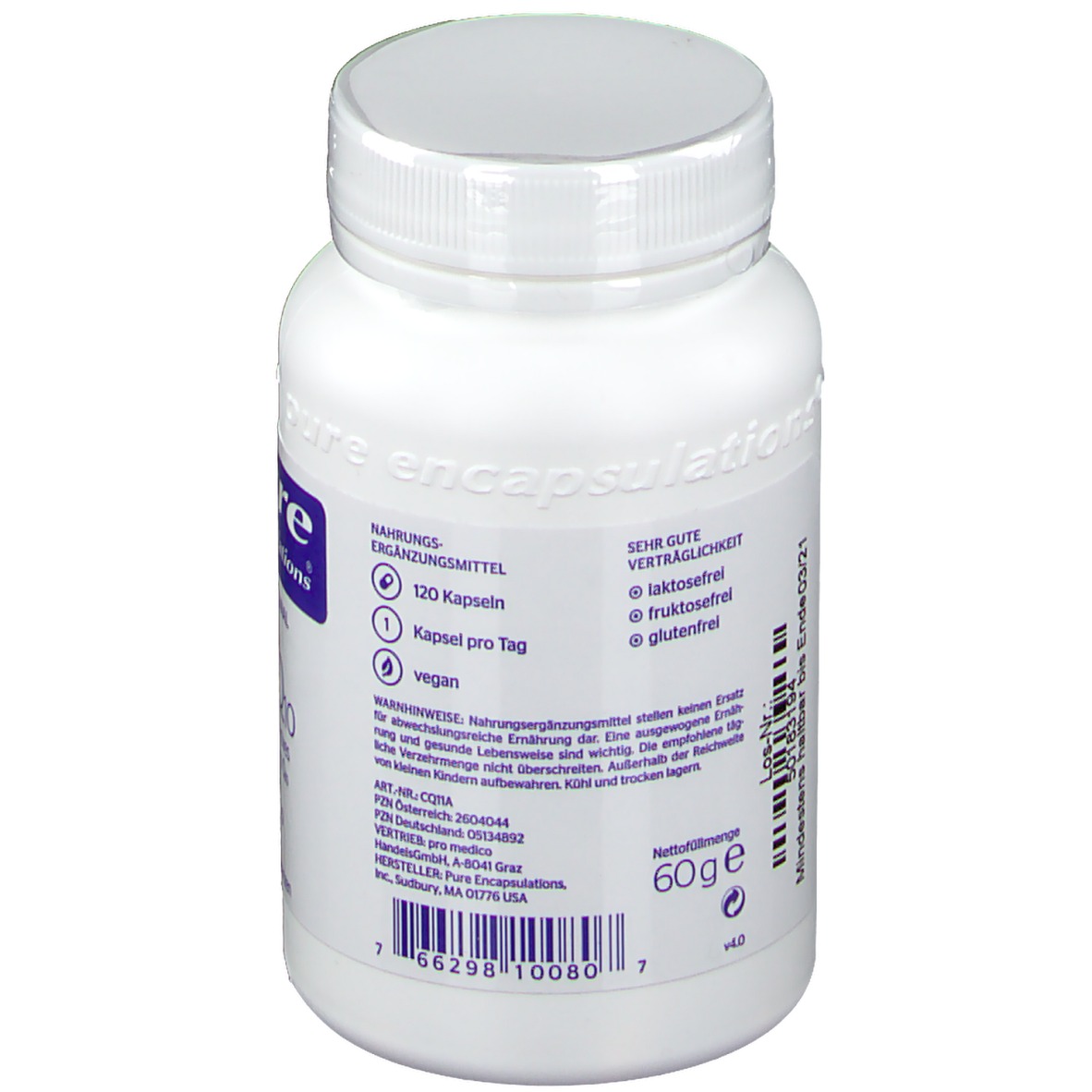 Pure Encapsulations CoQ10 120 Mg 120 St Shop Apotheke At