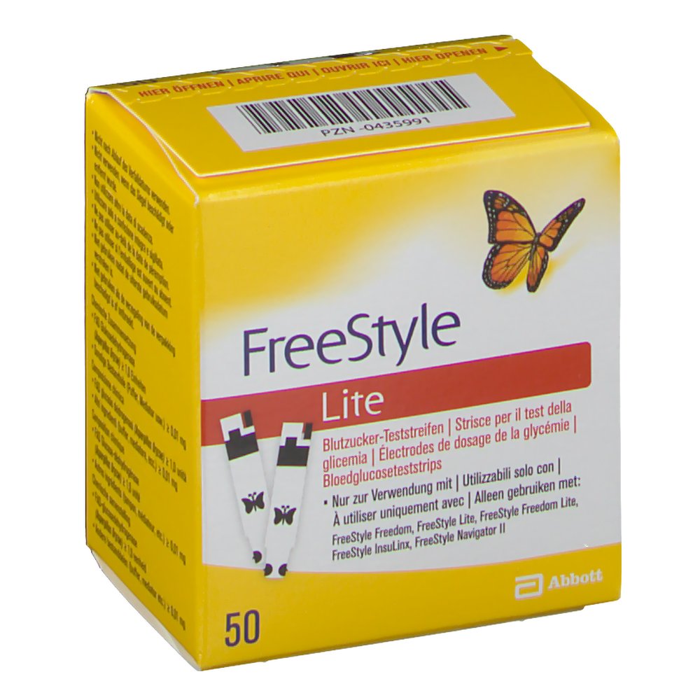 FreeStyle Lite Blutzucker Teststreifen Ohne Codieren Shop apotheke at