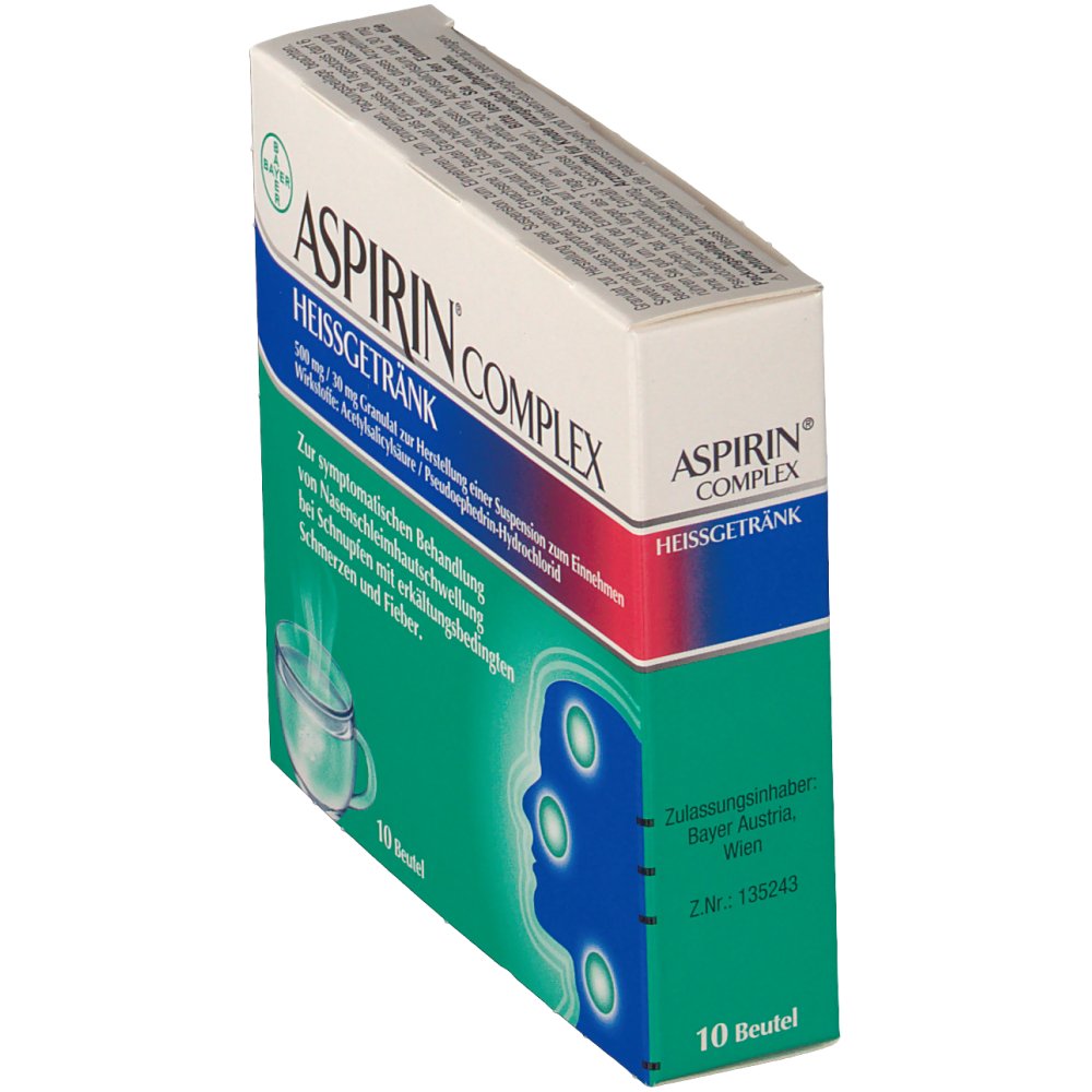 Aspirin® Complex Heißgetränk 500 mg / 30 mg shopapotheke.at