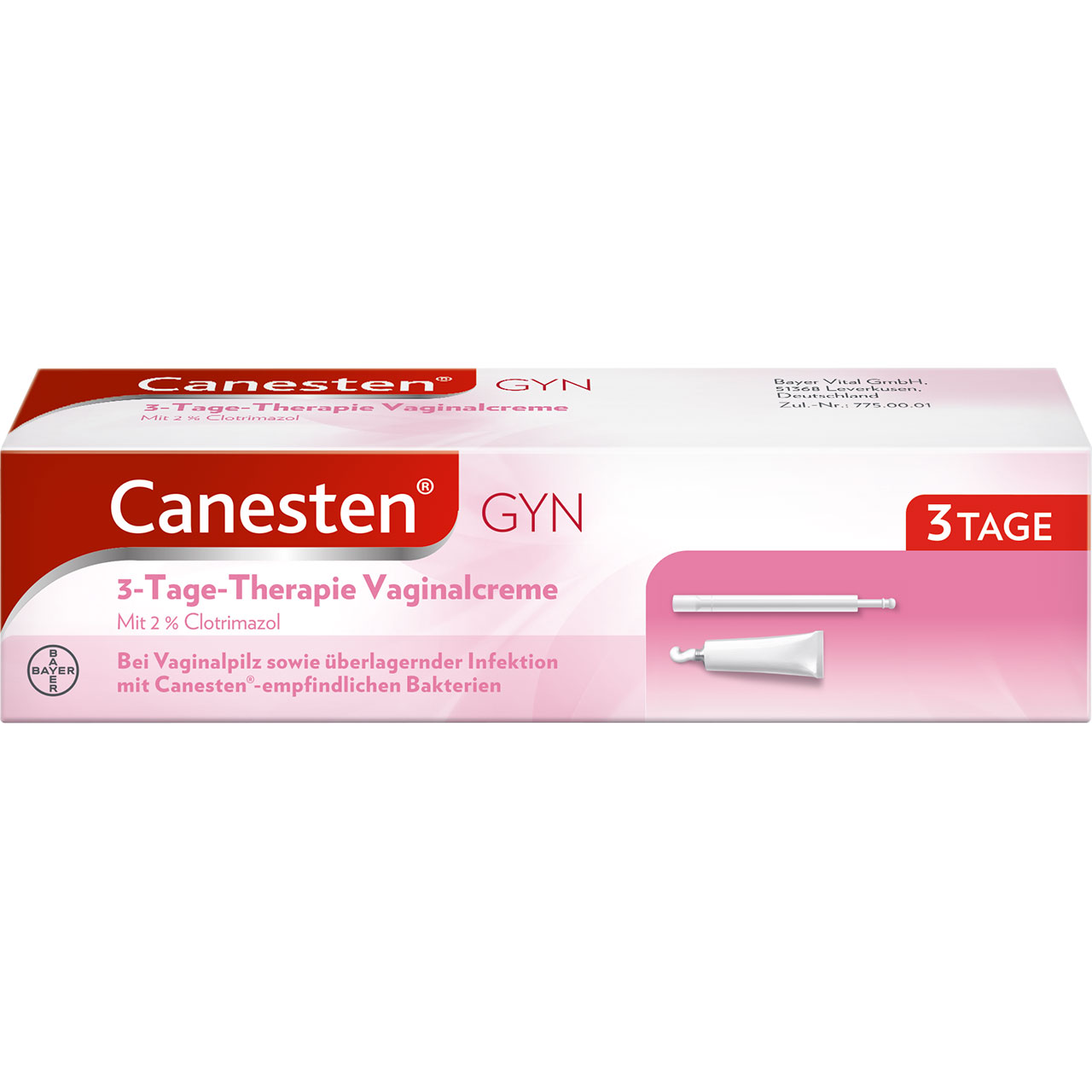 Canesten Â® GYN 3 Tage Therapie Vaginalcreme Shop Apothekeat 
