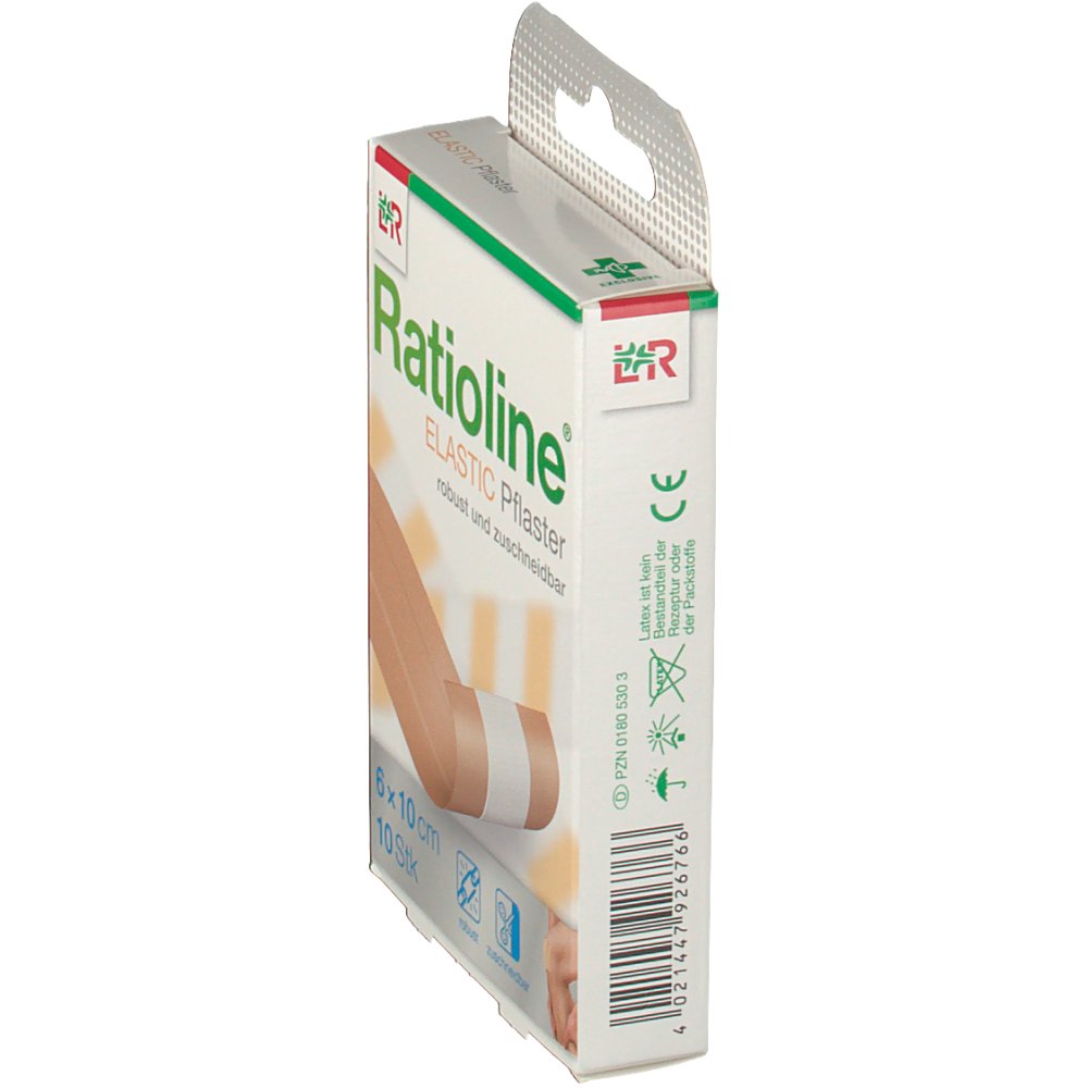 Ratioline® elastic Pflaster 6 cm x 10 cm shopapotheke.at