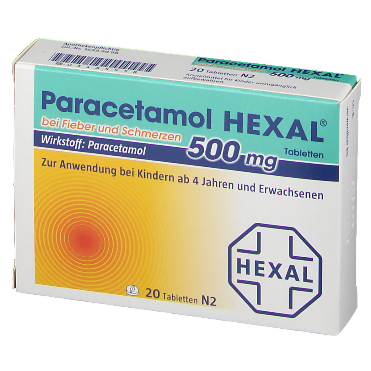 Paracetamol 500 mg HEXAL® Tabletten shopapotheke.at