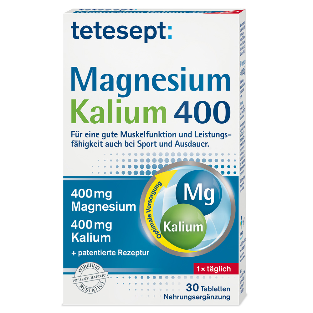 tetesept® Magnesium Kalium 400 shopapotheke.at