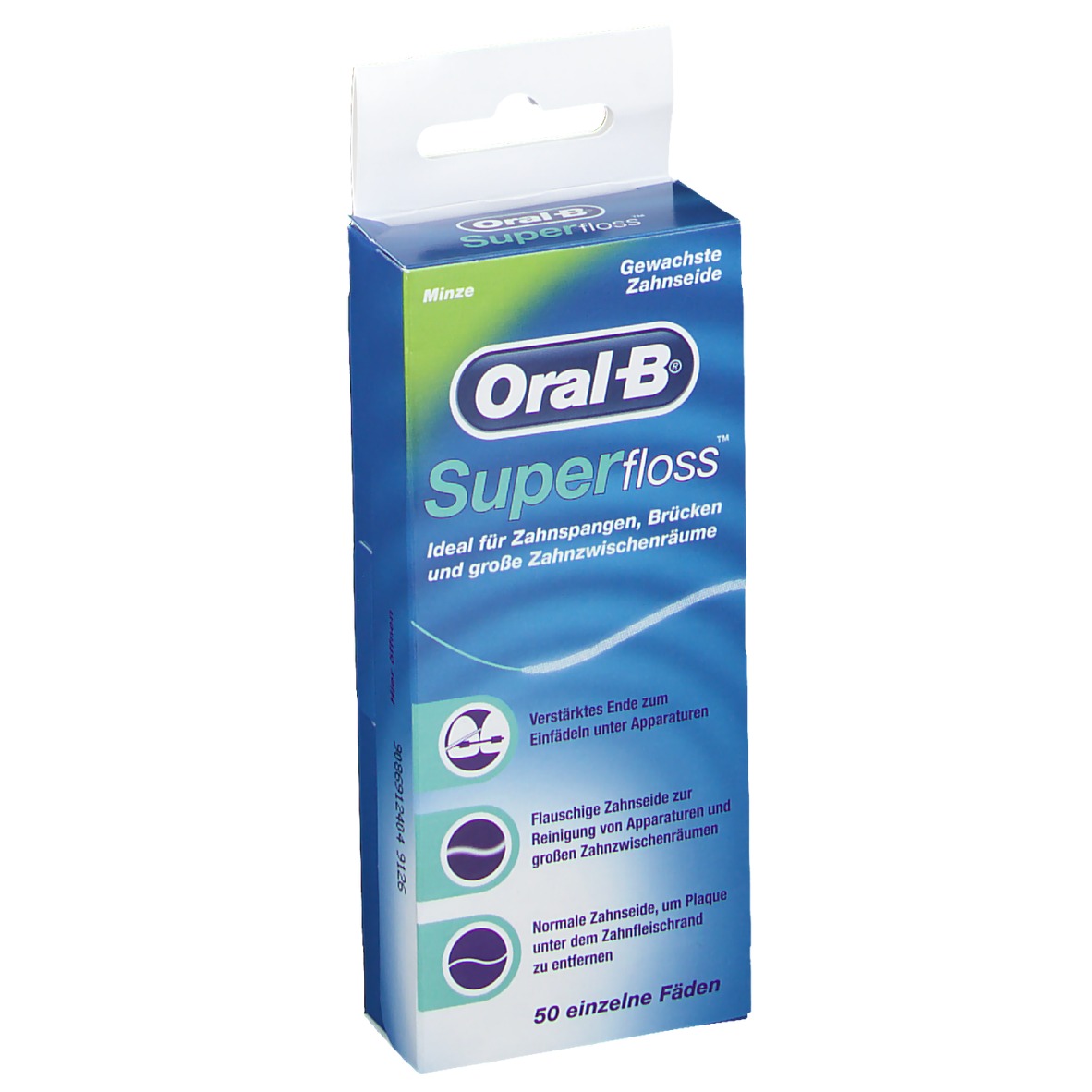 Oral-B® Zahnseide Superfloss Minzgeschmack 50 Fäden - Shop-apotheke.at