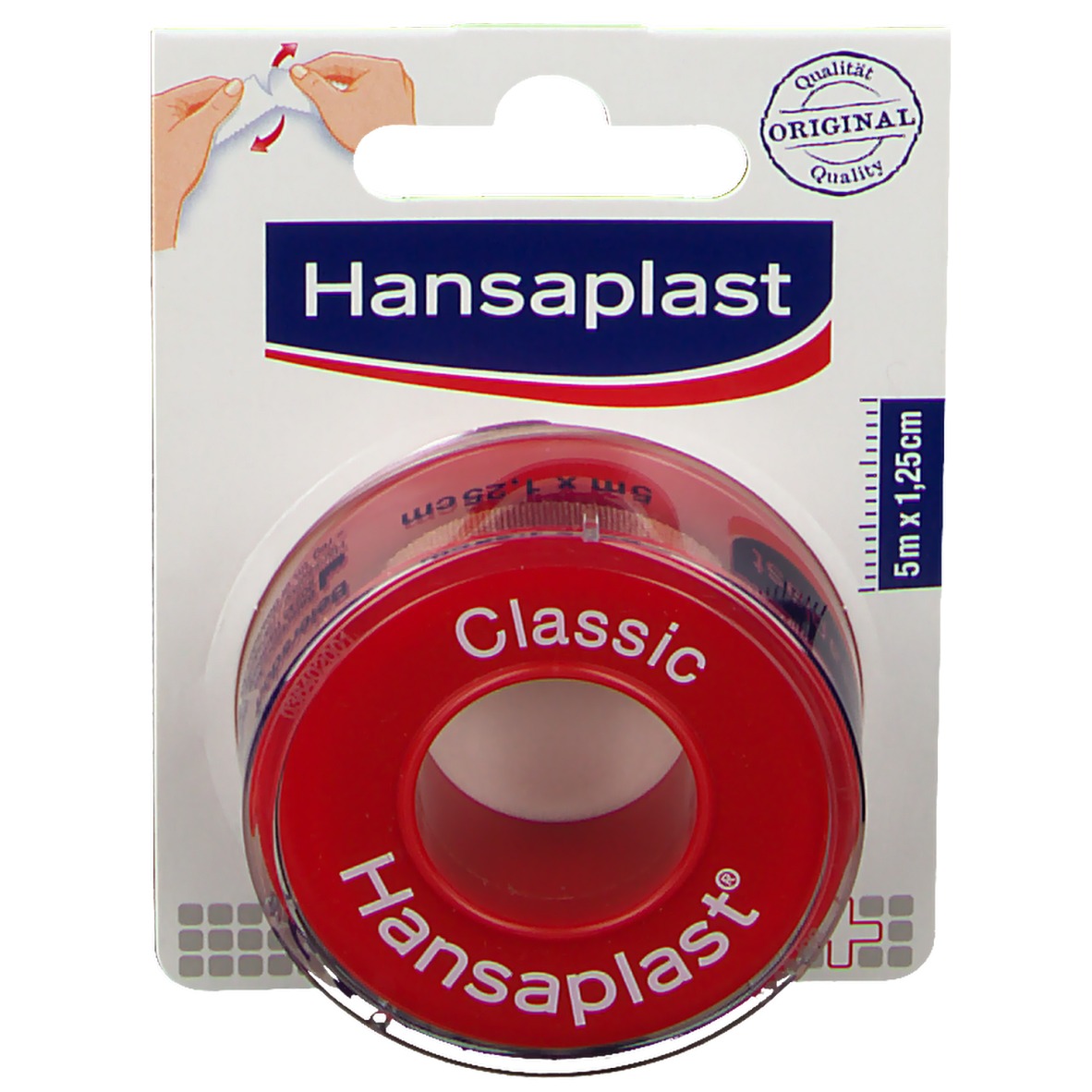 Hansaplast Fixierpflaster Classic 1,25 cm x 5 m shopapotheke.at