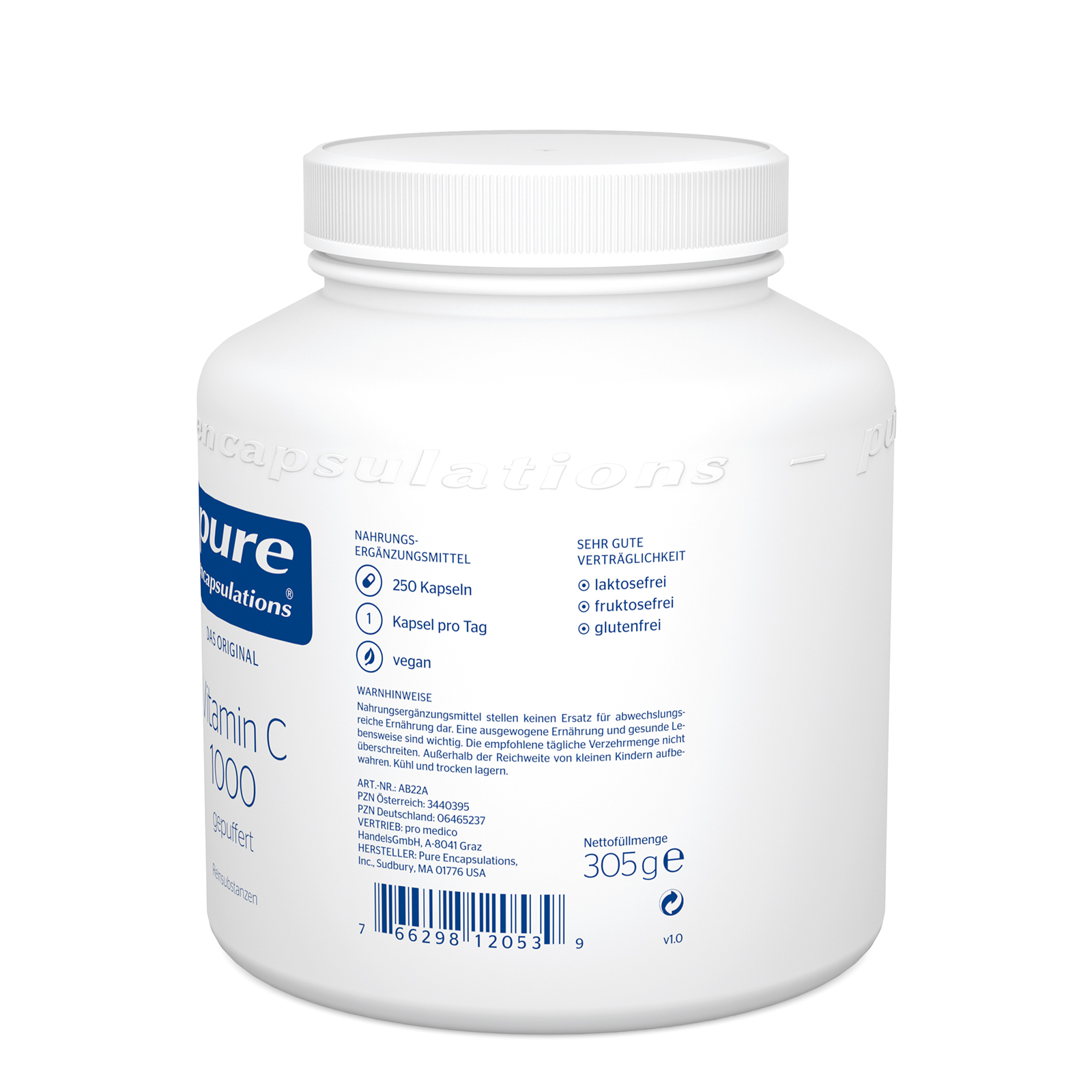 Pure Encapsulations® Vitamin C 1000 Gepuffert Shop Apotheke At