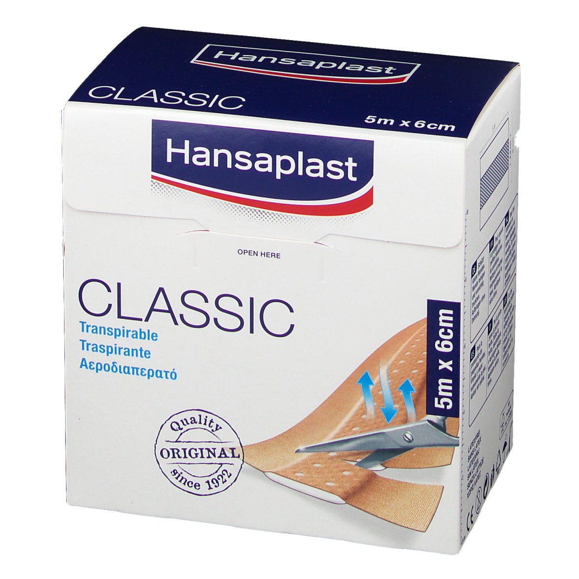 Hansaplast® Classic 5 m x 6 cm shopapotheke.at