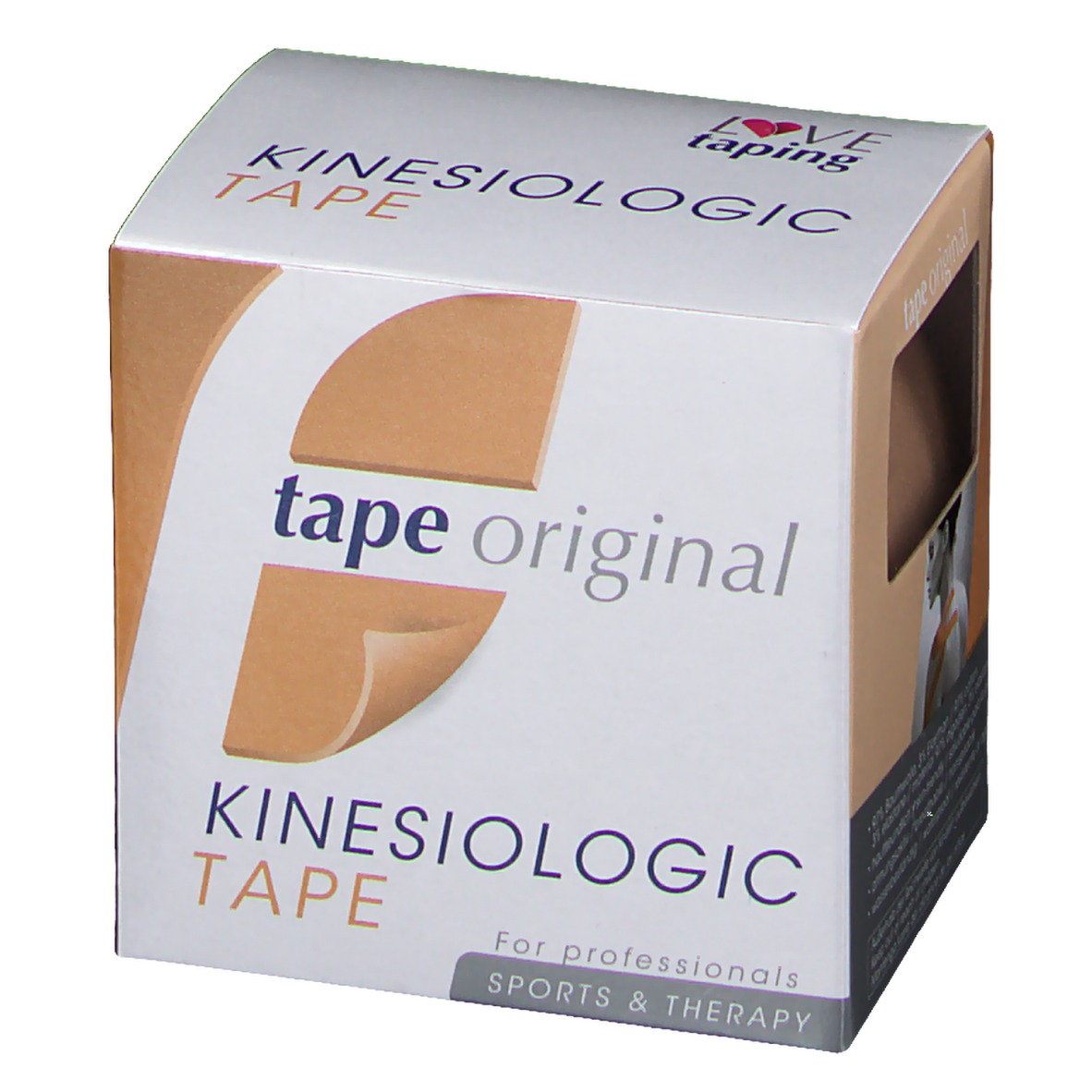 Kinesio tape original Kinesiologic Tape beige 5 cm x 5 m shopapotheke.at