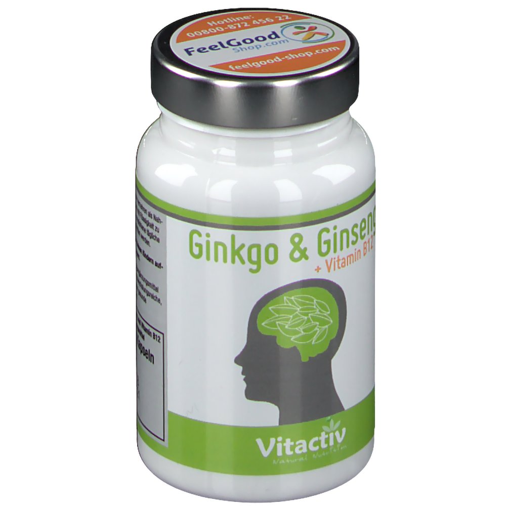 Vitactiv Ginkgo & Ginseng + Vitamin B12 shopapotheke.at