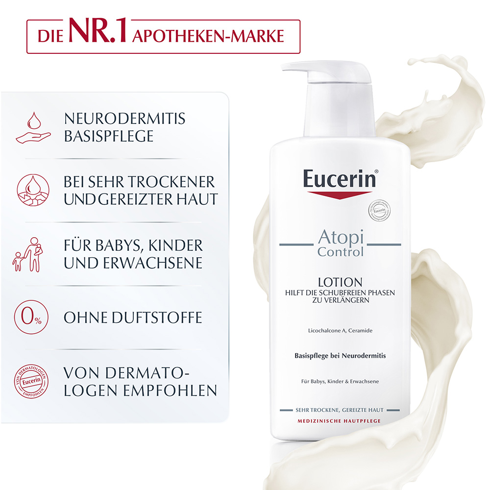 Eucerin® AtopiControl Lotion für Neurodermitis shopapotheke.at