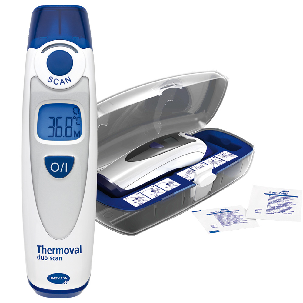 Thermoval® duo scan Ohr und Stirn Thermometer shopapotheke.at