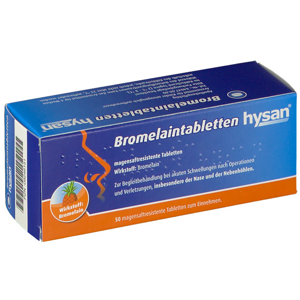 Bromelaintabletten hysan® shopapotheke.at