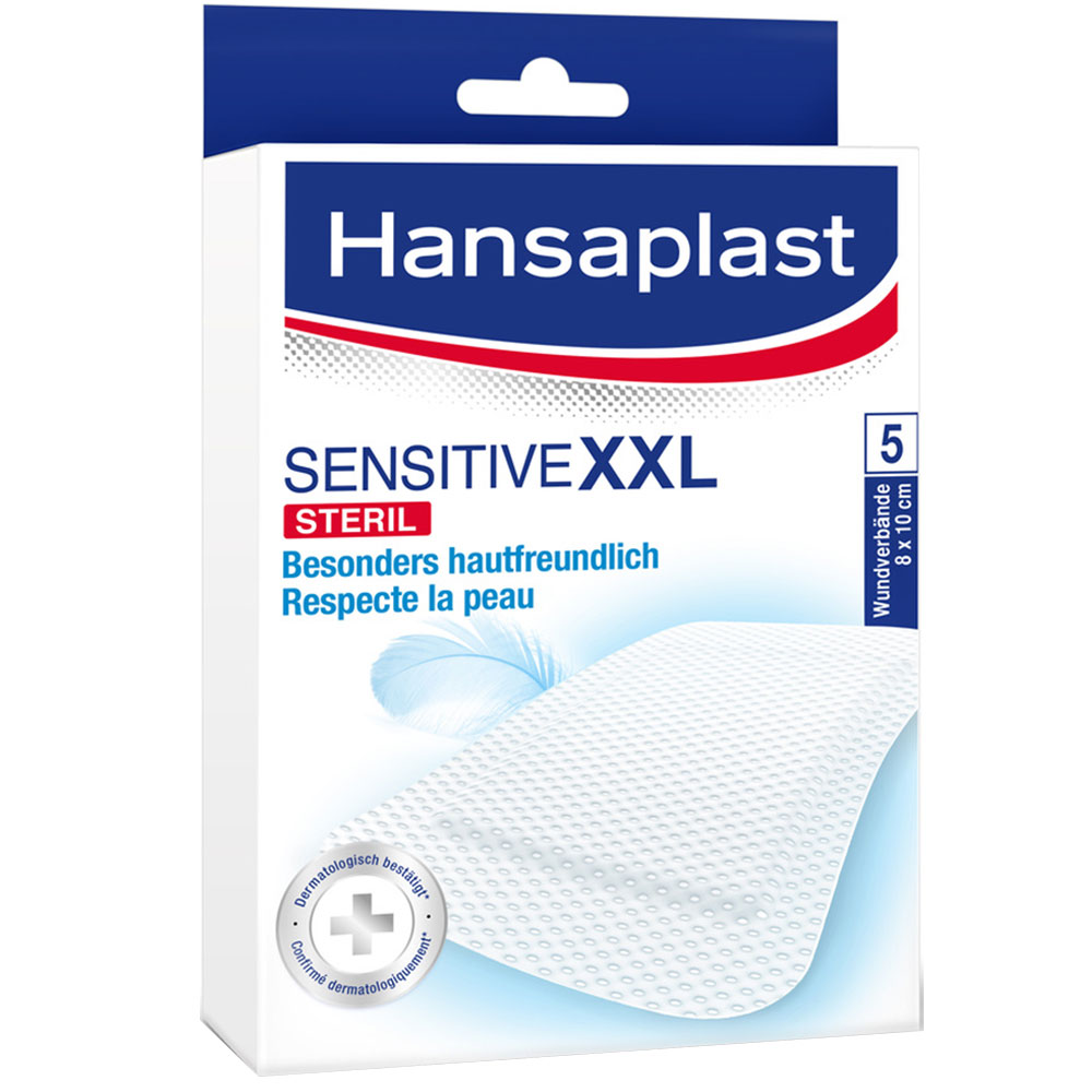 Hansaplast Sensitive XXL Pflaster 8 x 10 cm shopapotheke.at