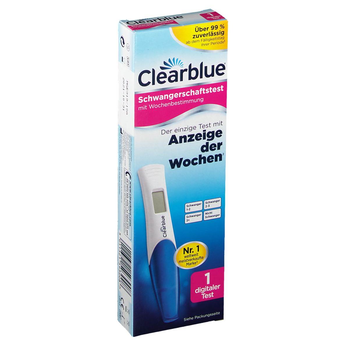 Clearblue® Schwangerschaftstest mit Wochenbestimmung shopapotheke.at