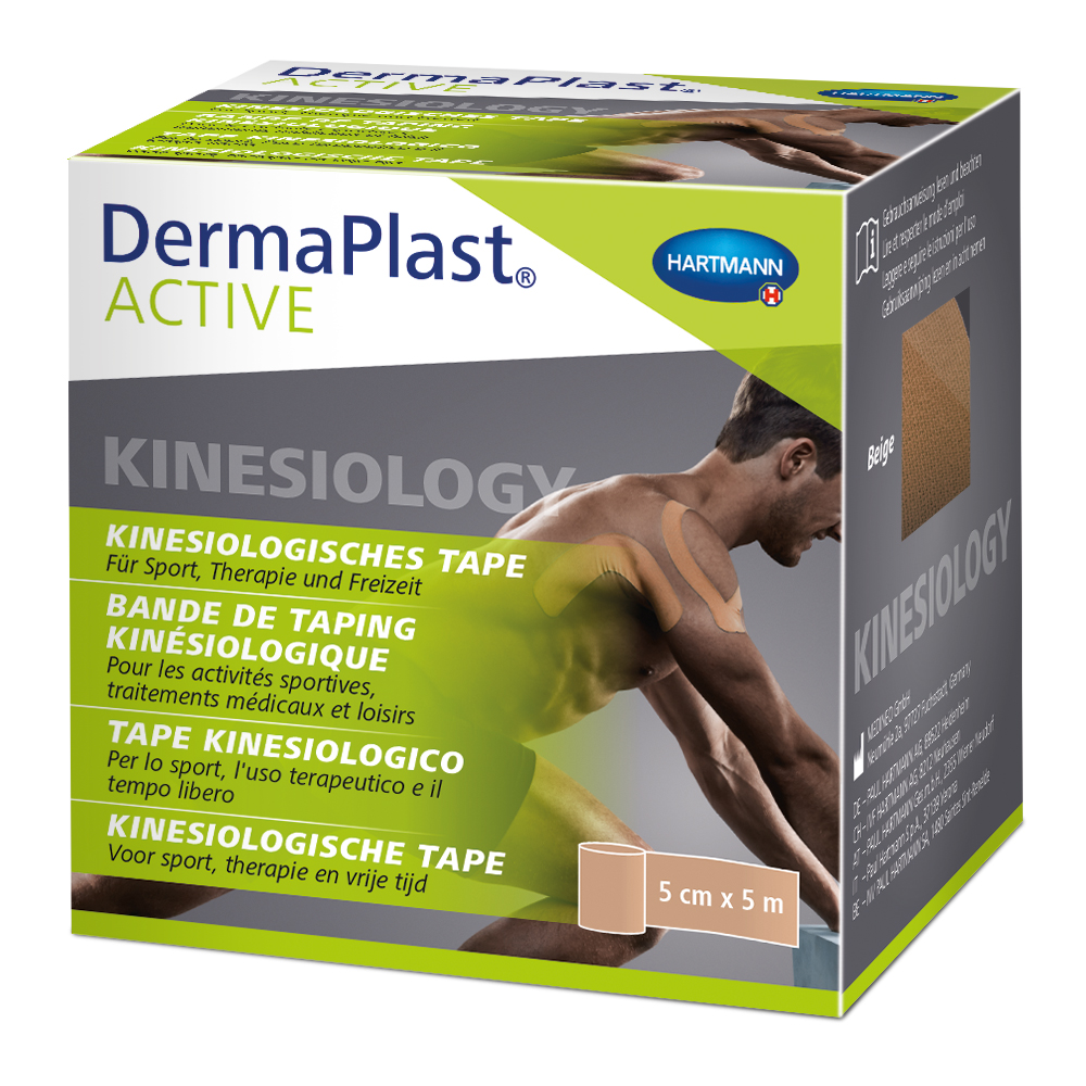 Dermaplast® Active Kinesiology Tape beige 5 cm x 5 m shopapotheke.at