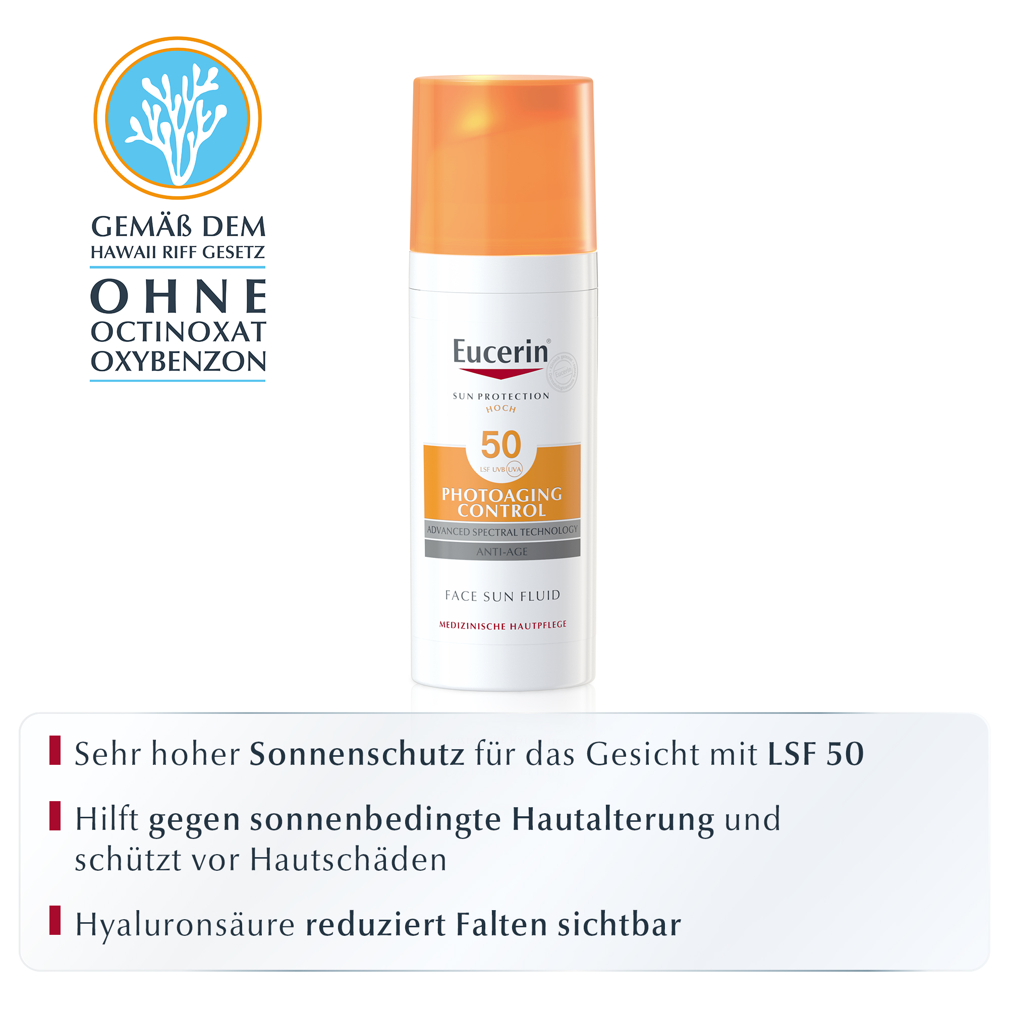 Eucerin® Photoaging Control Face Sun Fluid LSF 50 shopapotheke.at