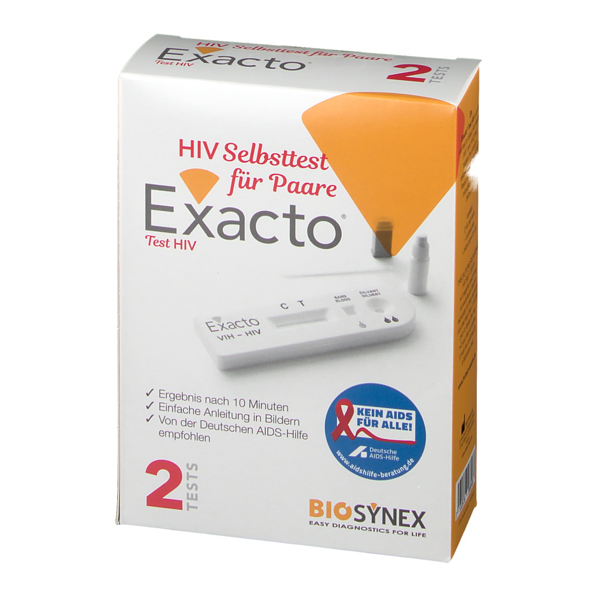 Exacto® HIV Selbsttest für Paare shopapotheke.at