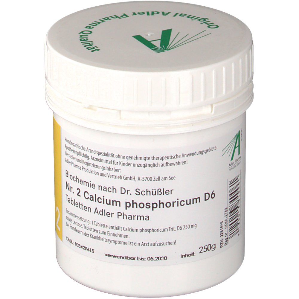 Adler Schüssler Salze Nr. 2 Calcium phosphoricum D6 250 g shopapotheke.at