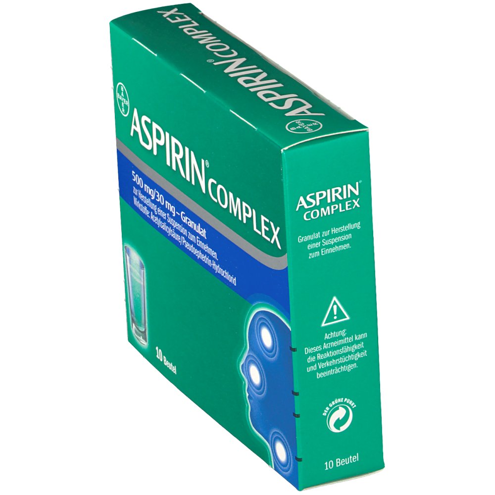 Aspirin® Complex 500 mg/30 mg 10 St shopapotheke.at