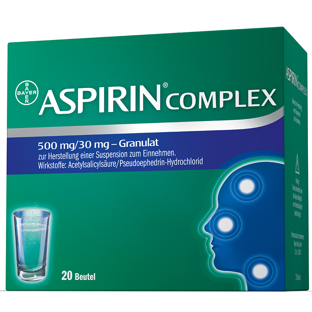 Aspirin® Complex 500 mg/30 mg 20 St shopapotheke.at