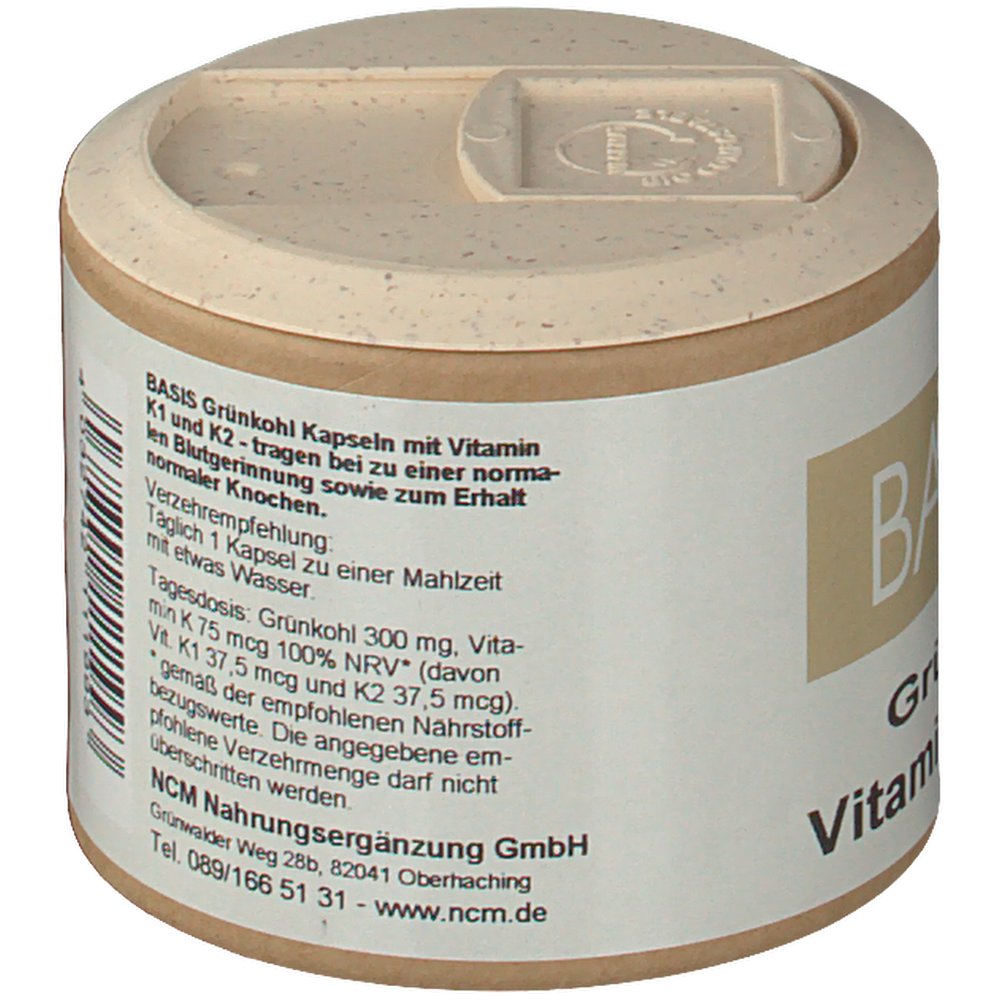 BASIS® Grünkohl Vitamin K1 & K2 90 St shopapotheke.at