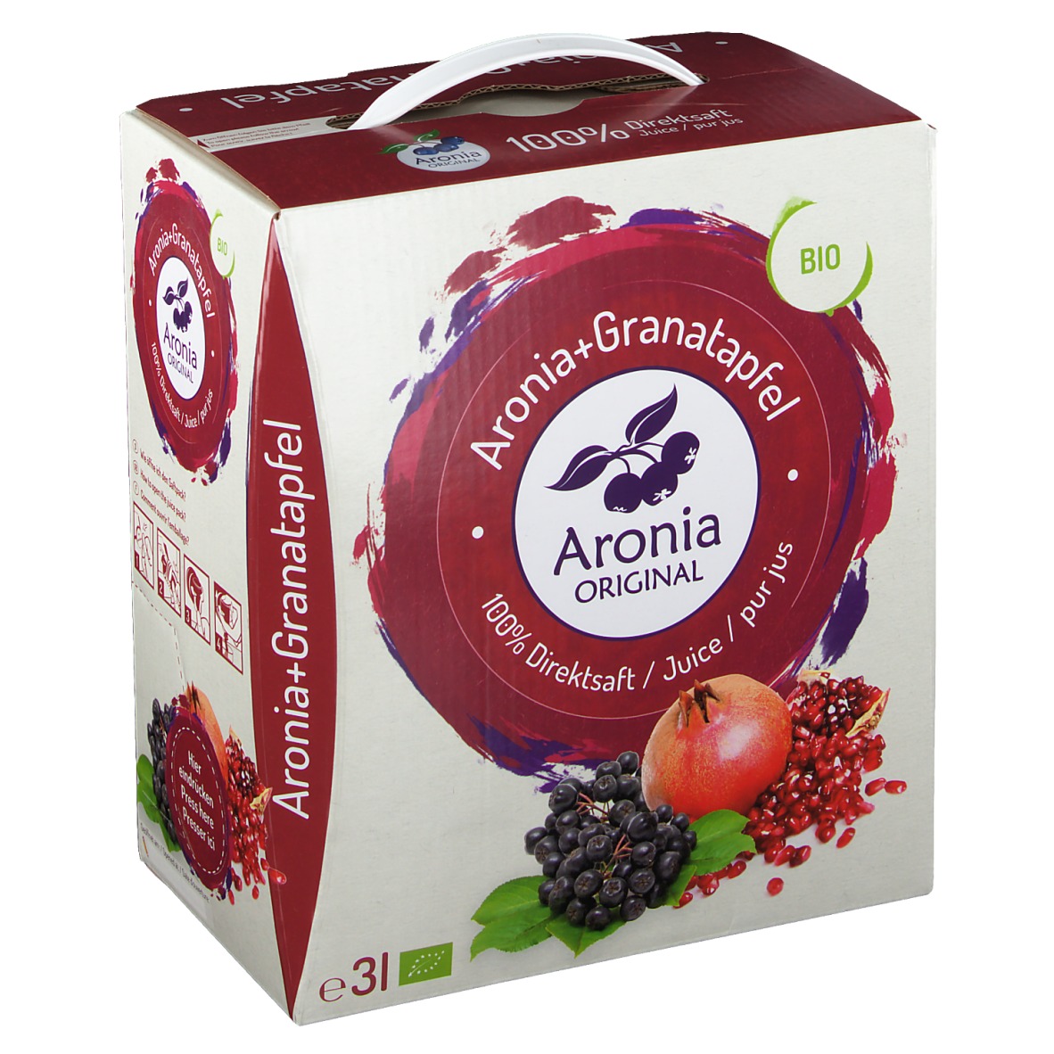 Bio Aronia+Granatapfelsaft 100 % Direktsaft 3 l - shop-apotheke.at