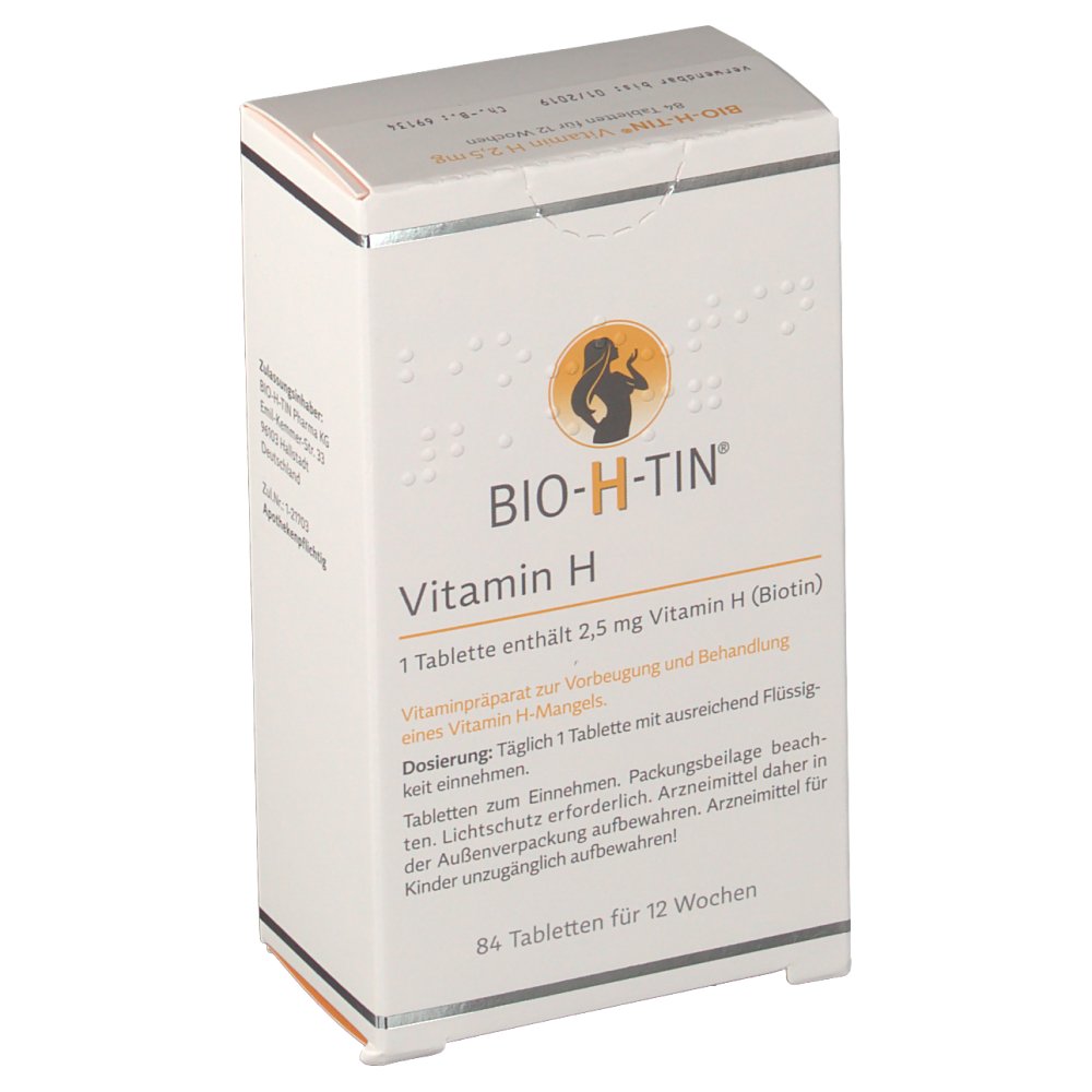 BIO-H-TIN® Vitamin H 2,5 mg 84 St - shop-apotheke.at
