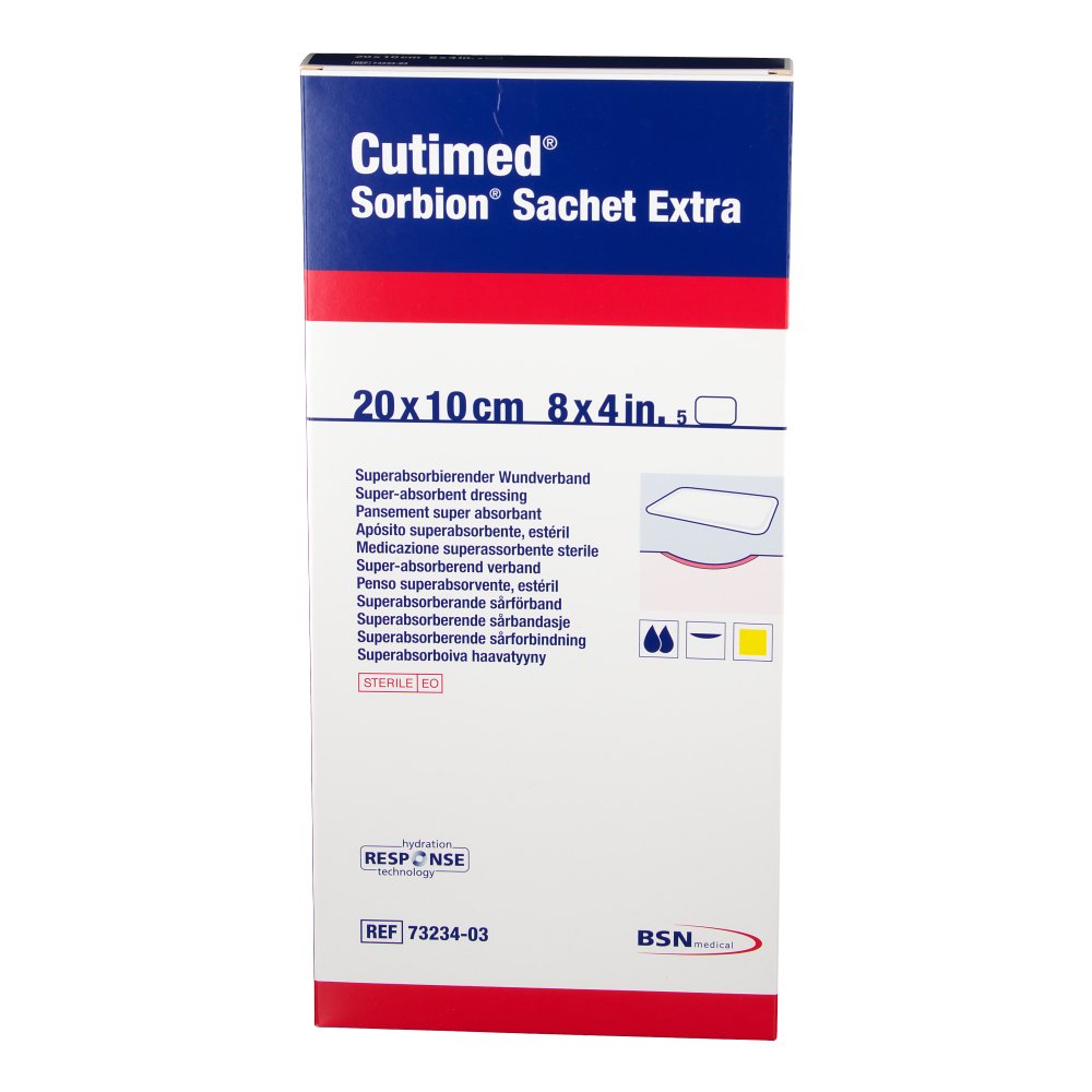 Cutimed® Sorbion Sachet Extra 20 cm x 10 cm 5 St shopapotheke.at