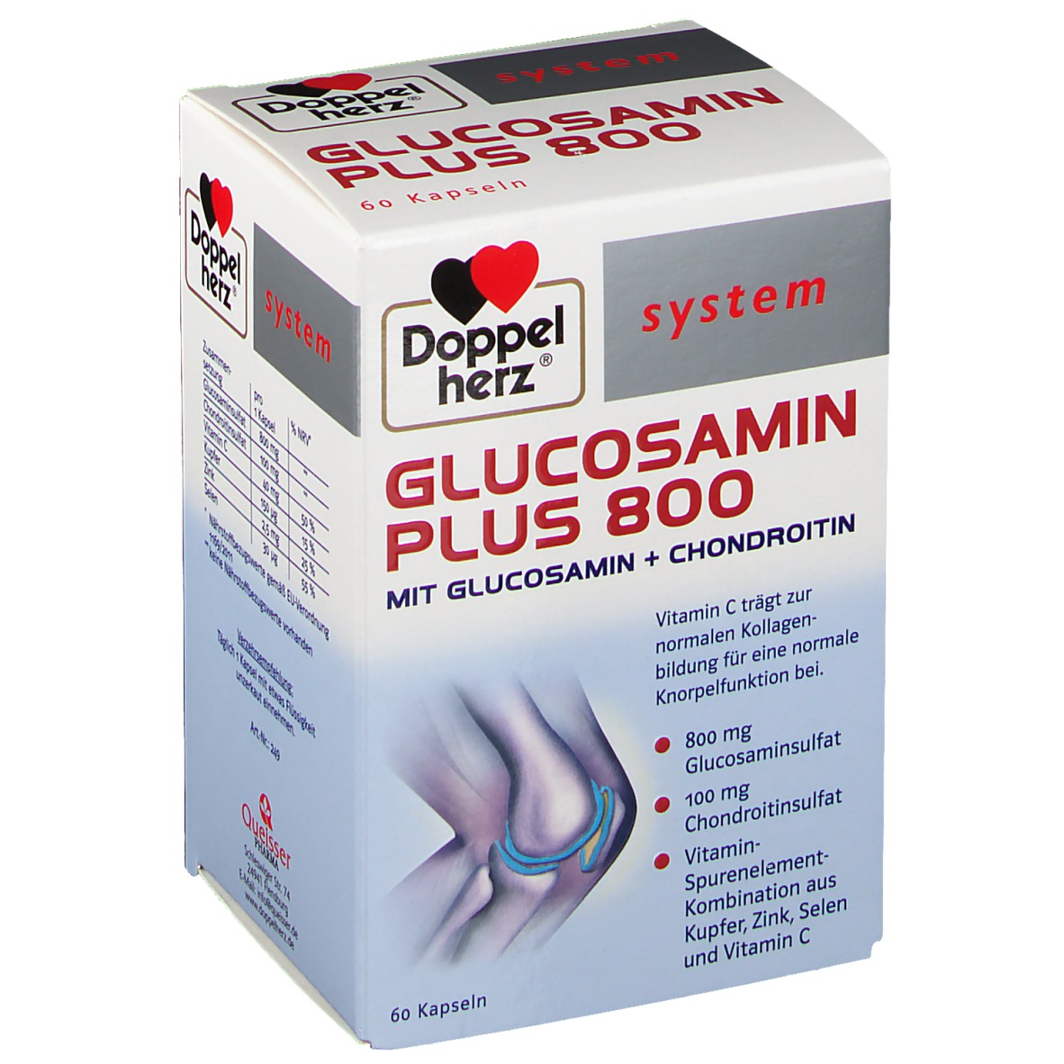 Doppelherz® system GLUCOSAMIN PLUS 800 60 St - shop-apotheke.at