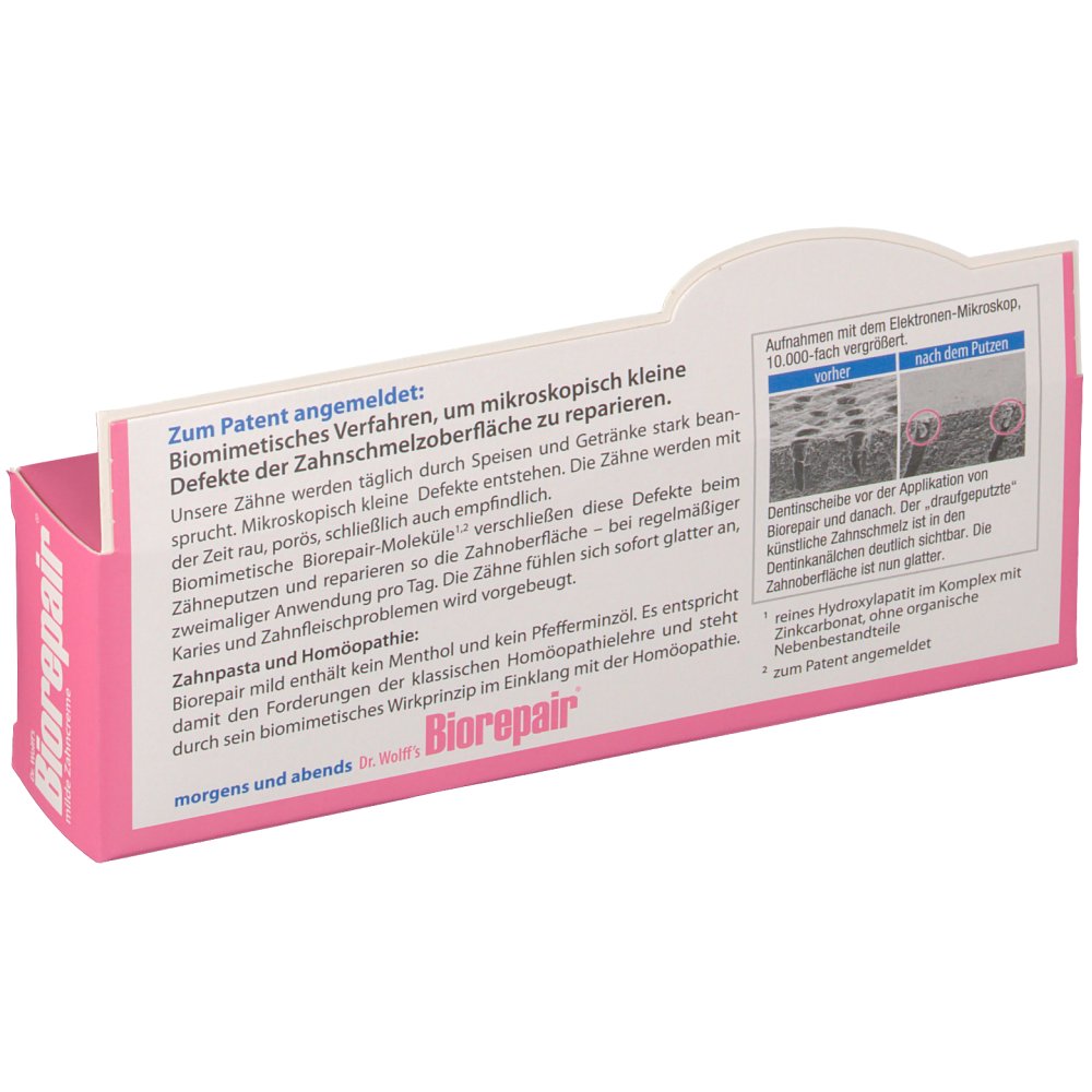 dr wolff biorepair zahncreme mild