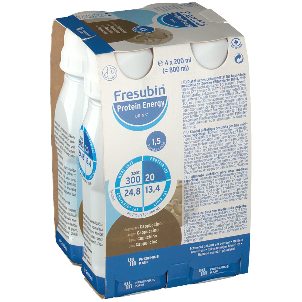 Fresubin® Protein Energy DRINK Cappuccino 4X200 ml shopapotheke.at