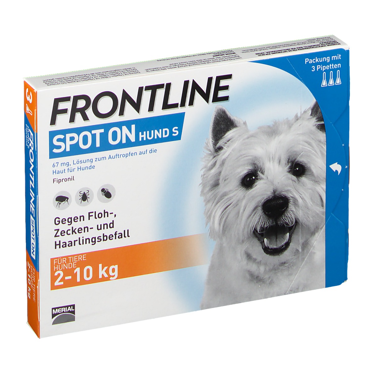 frontline spot on hund s