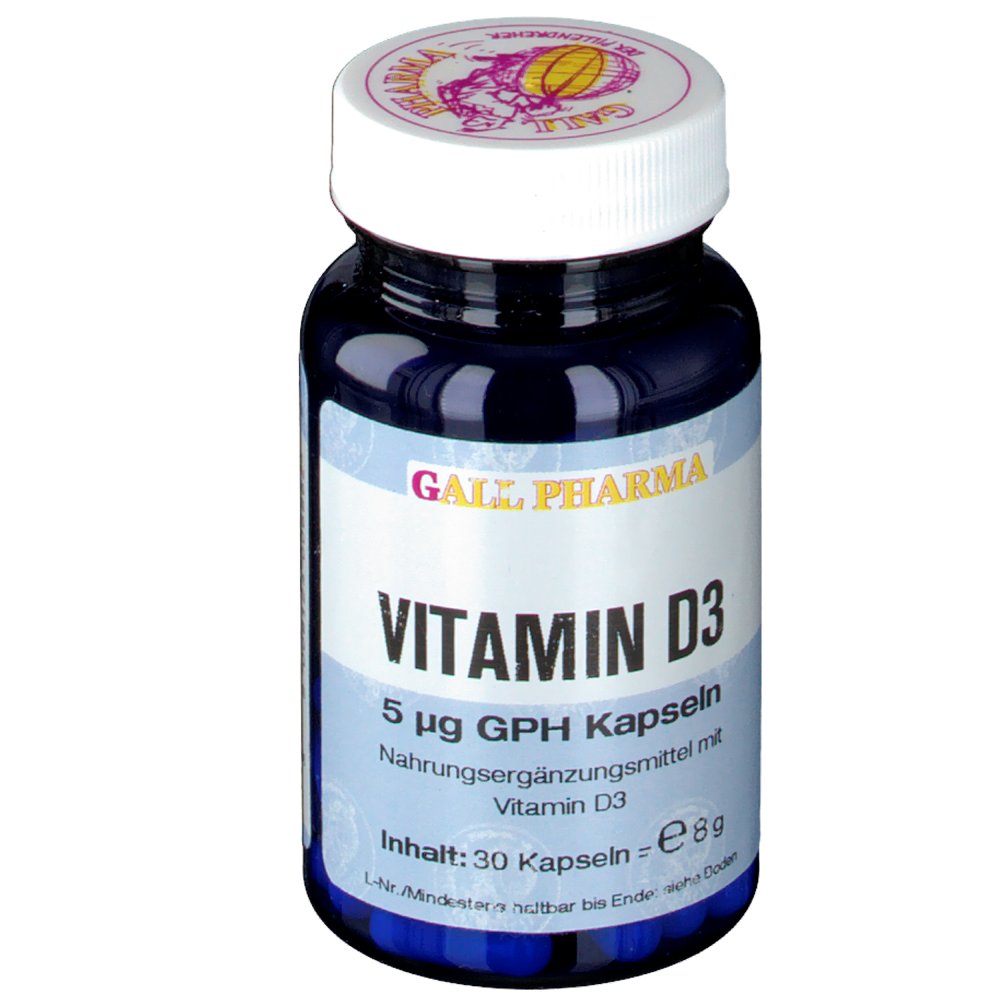 GALL PHARMA Vitamin D3 5 µg GPH Kapseln 30 St shopapotheke.at