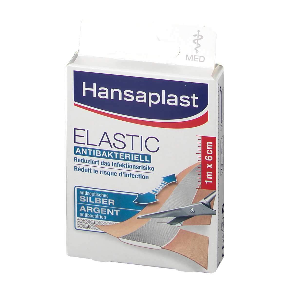 Hansaplast Med Elastic 1 M X 6 Cm 10 St Shop Apotheke At