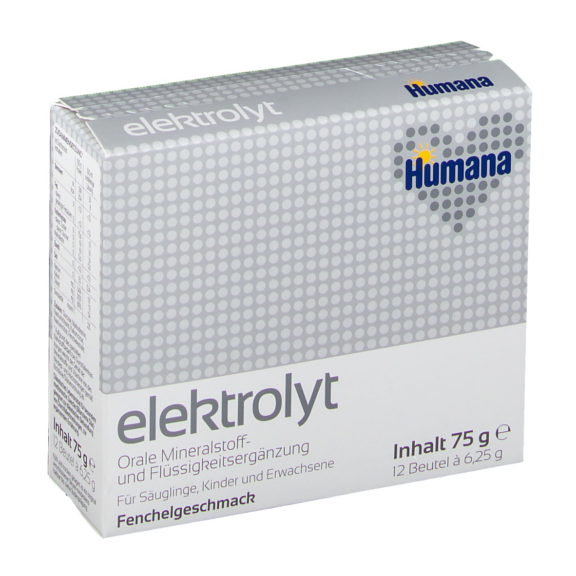 Humana Elektrolyt mit Fenchelgeschmack 75 g - shop-apotheke.at