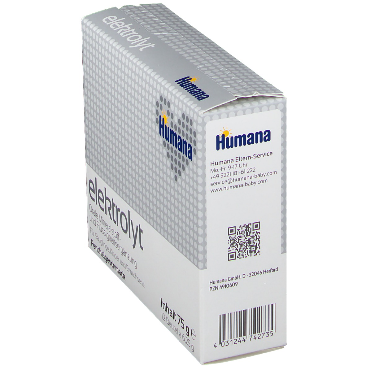 Humana Elektrolyt mit Fenchelgeschmack 75 g - shop-apotheke.at