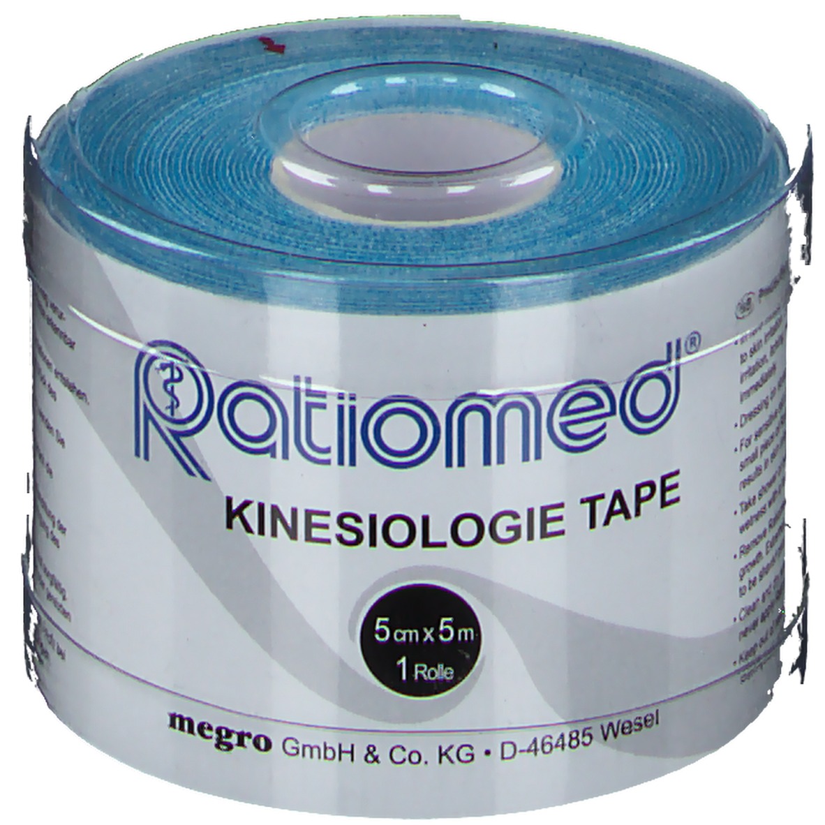 KinesiologieTape ratiomed 5 m x 5 cm, blau 1 St shopapotheke.at