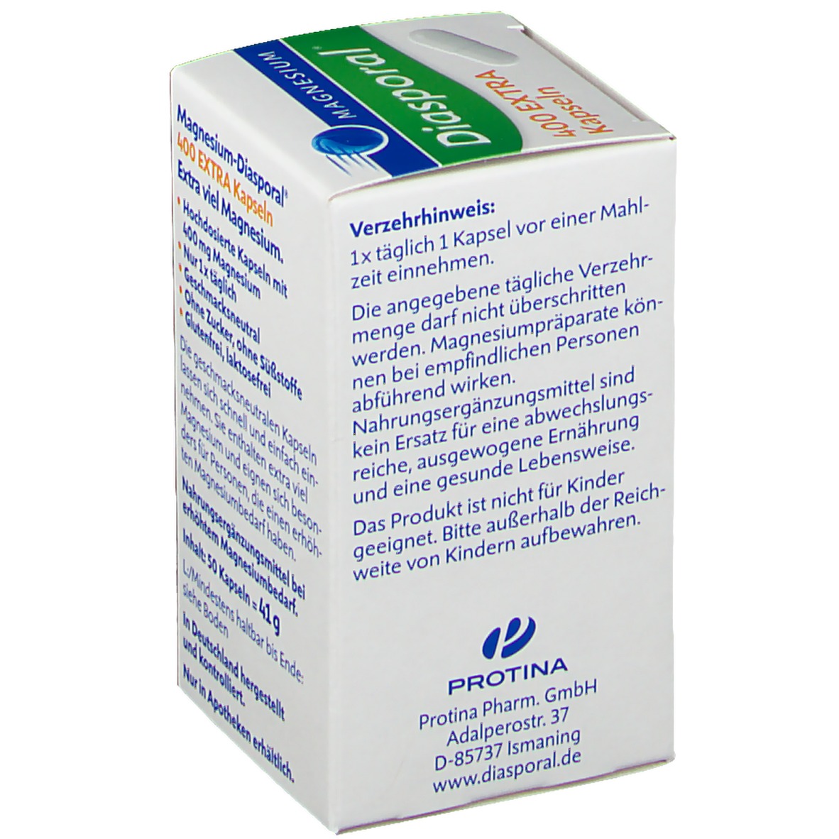 MagnesiumDiasporal® 400 EXTRA Kapseln 50 St shopapotheke.at