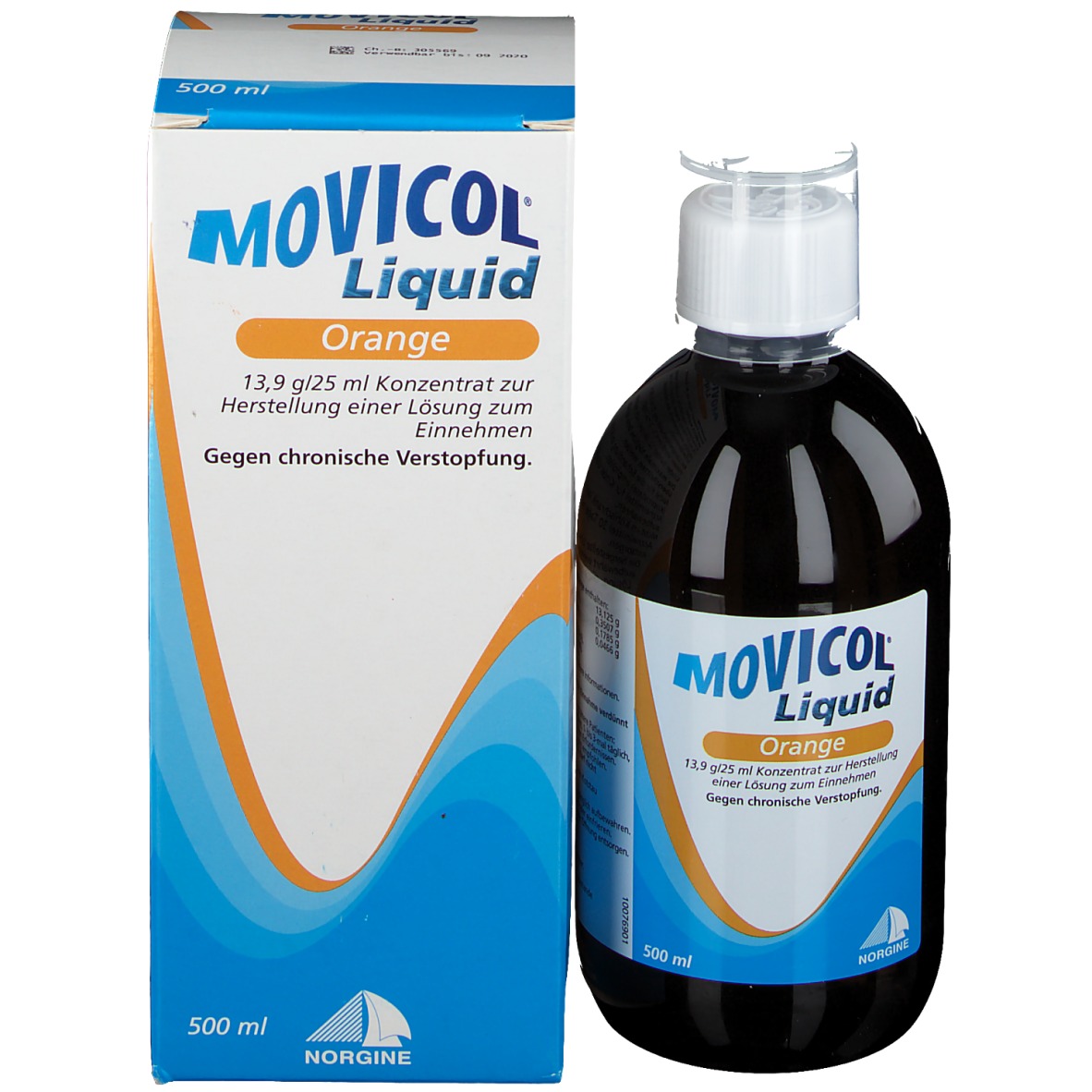 MOVICOL® Liquid Orange 500 ml shopapotheke.at