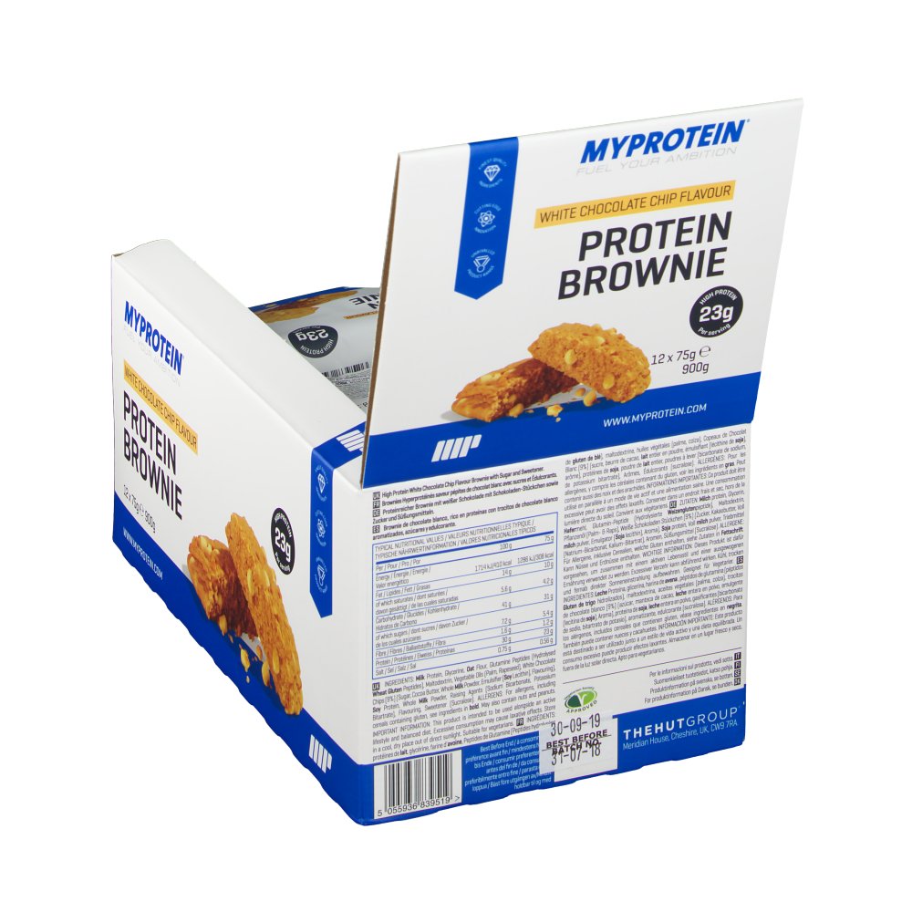 MyProtein Protein Brownie, White Chocolate Chip 12 g shopapotheke.at