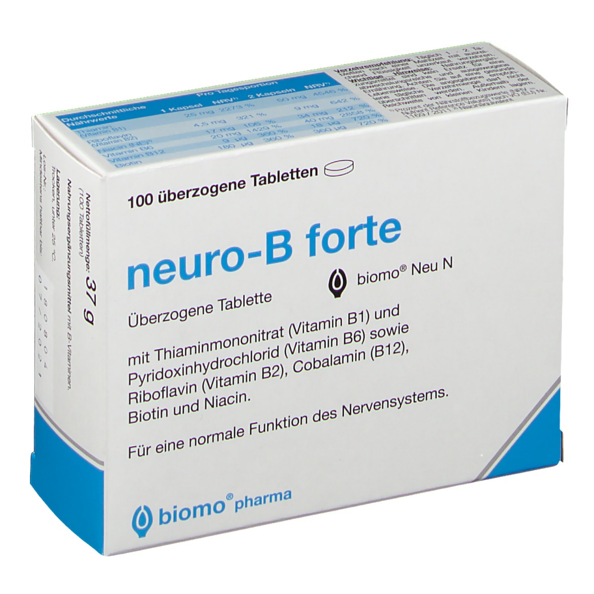 Neuro-B Forte Biomo® Neu 100 St - Shop-apotheke.at