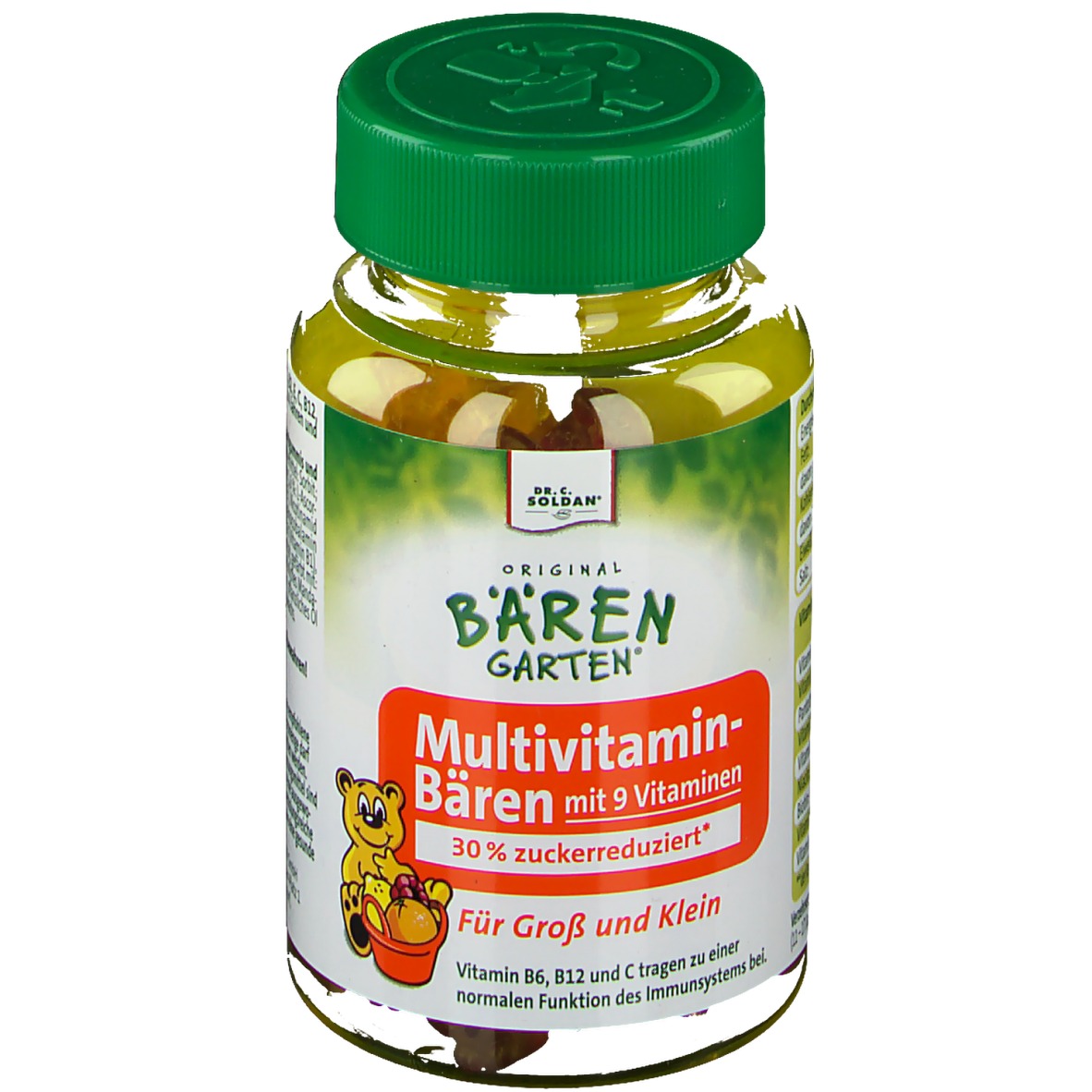 Original Bärengarten® Multivitamin-Bären zuckerreduziert 140 g - shop ...