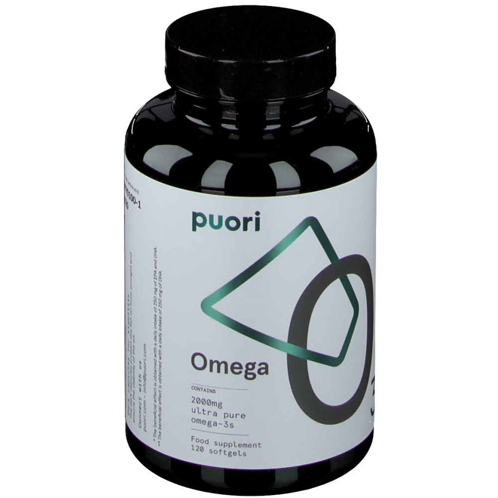 Puori O3 Omega 3 120 Kapslar
