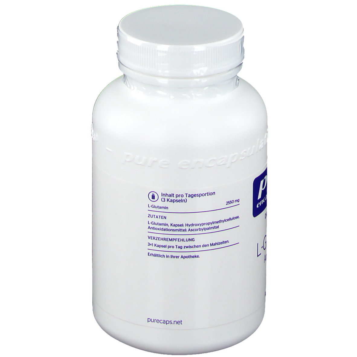 pure encapsulations® LGlutamin Aminosäure 90 St shopapotheke.at